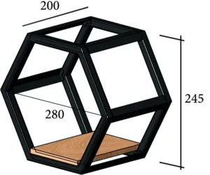 Полки в гостиную на стену