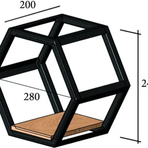 Полки в гостиную на стену Хеви арт 509 Полки в гостиную на стену