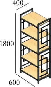 Стеллаж железный