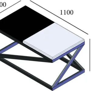 Стол Бент Лонг Журнальный столик в стиле минимализм