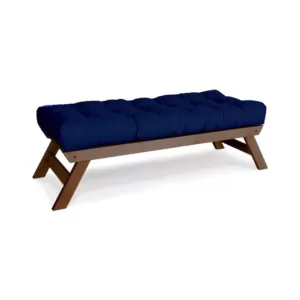 Лавка Аллегро цвет орех Деревянная лавка для сада