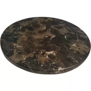 Столешница Верзолит круглая караджабейский мрамор Столешница Верзолит мрамор темный