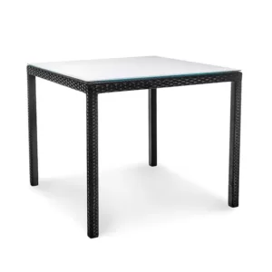 Комплект мебели из ротанга Кипр № 4 Стол обеденный квадратный искусственный ротанг