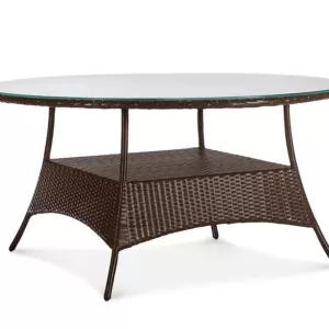 Стол обеденный Барселона круг 1500*1500 Стол из ротанга