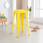 Стул барный металлический желтый Барный стул желтый