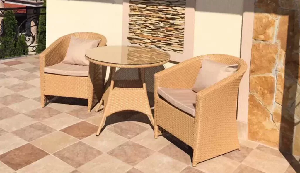 Стол прямоугольный ротанг