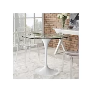 Стол Кармен круглый стекло 60 см Стол круглый стекло