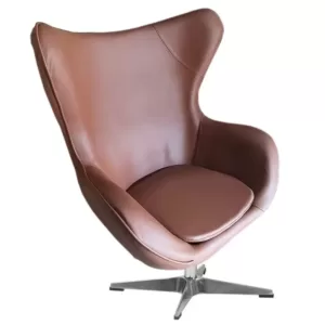 Кресло Egg дизайнерское коричневое Кресло Egg дизайнерское коричневое