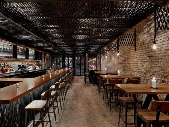 Стиль Лофт потолок в стиле лофт в дизайне кафе, ресторанов и баров
