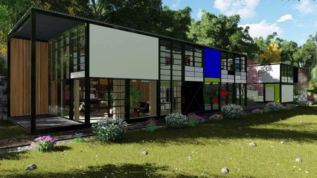 Американские дизайнеры Чарльз и Рэй Имз Дом Американские дизайнеры Чарльз и Рэй Имз