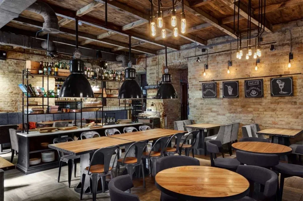 Стиль Лофт потолок в стиле лофт в дизайне кафе, ресторанов и баров