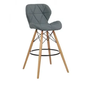 Стул высокий со спинкой Стар серый Стул высокий со спинкой