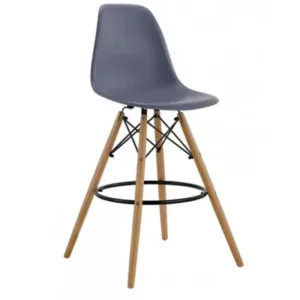 Стул барный Тауэр Вуд высокий темно-серый Стул барный темно-серый