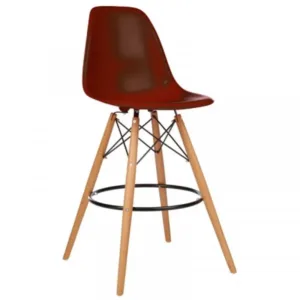 Стул барный Тауэр Вуд высокий коричневый купить барный стул в стиле лофт