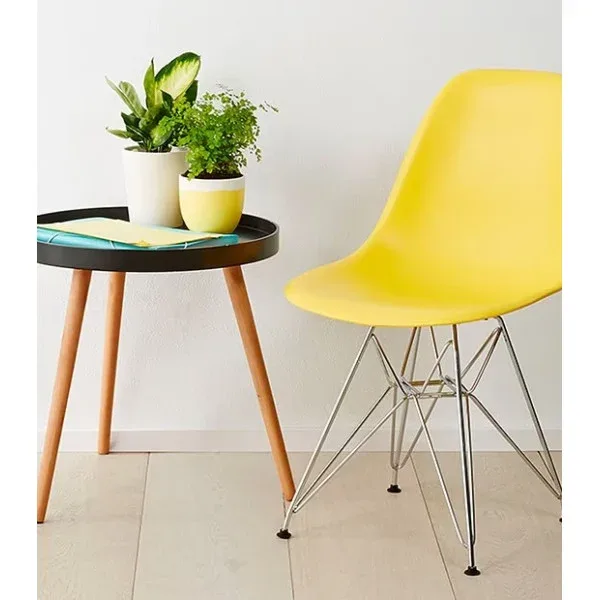 Стул Тауэр С желтый Стул для кафе в стиле лофт желтый
