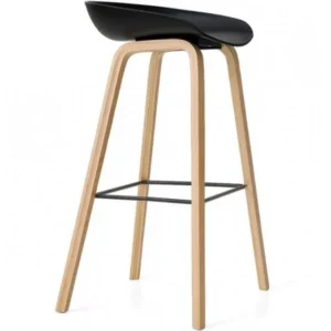 Табурет для бара пластик черный Адель Табурет для бара пластик черный