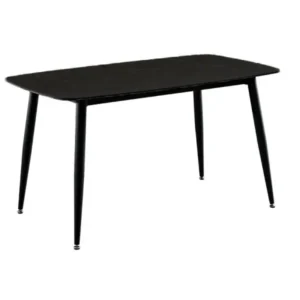 Стол обеденный Роалти керамика черный 120*80 Стол обеденный из керамики 120*80 черный