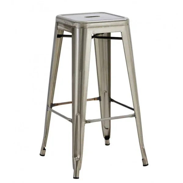 Стул барный металлический полированный Барный стул полированный