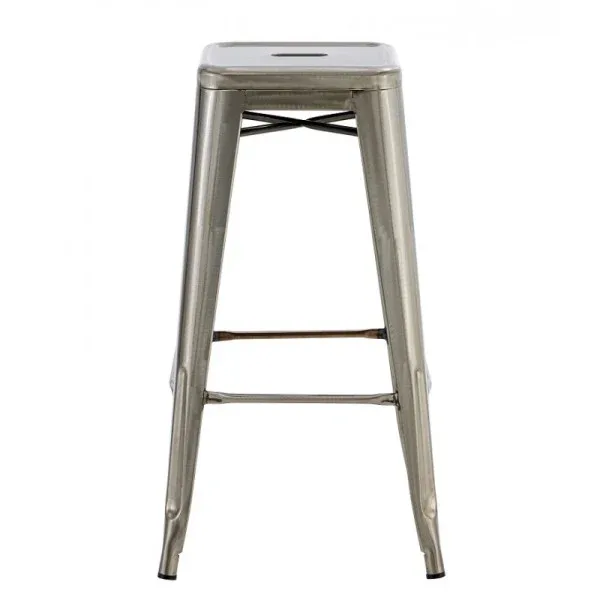 Стул барный металлический полированный Стул барный металлический полированный