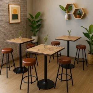 Столешница квадратная под дерево 60 см,70,80 Столешница квадратная под дерево для кафе